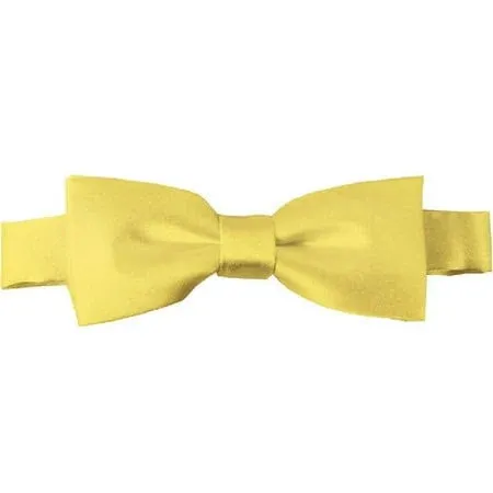 Stafford Sateen Solid Pretied Bow Tie