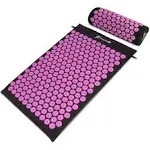 ProsourceFit Acupressure Mat and Pillow Set for Back/Neck Pain Relief and Mus...