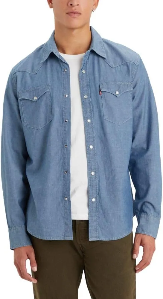 Levi's Camisa clásica occidental para hombre (también disponible en tallas grandes y altas)