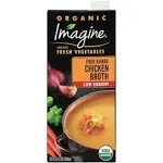 Imagine Foods Organic Low Sodium Free Range Chicken Broth 32 fl oz