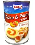 Solo Cake & Pastry Filling, Apricot - 12 oz can