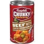 Campbell's Beef With Country Vegetables Chunky Soup (18.8 oz)