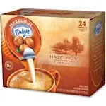 International Delight Non-Dairy Hazelnut, 24 Count .44OZ, Single-Serve