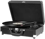 Victrola Bluetooth Suitcase Record Player with 3-Speed Turntable, Pink