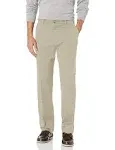 Dockers Men's Stretch Easy D3 Classic-Fit Flat-Front Pants, Light Beige, Size 32