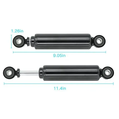 Golf Cart Front Shocks Absorbers (2pcs), for Club Car DS G&E 1988-up,Precedent G&E 2004-up, Tempo 2018-up, OEM 1014235