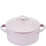 Le Creuset Stoneware Mini Round Cocotte, 8oz, Shallot