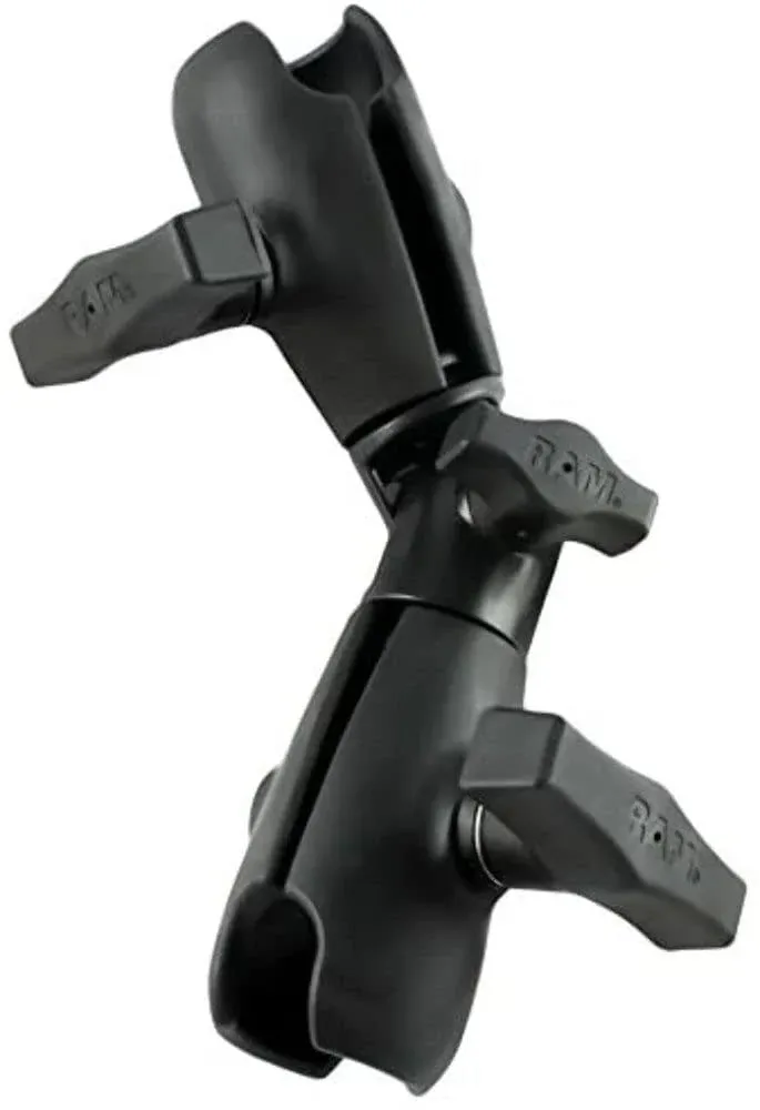 RAM Composite Double Socket Swivel Ratchet Arm for C Size 1.5&#034; Balls RAP-200-2U