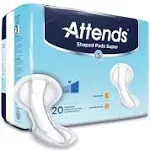 Attends Shaped Pads Super