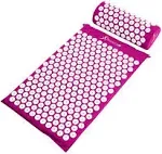 ProsourceFit Acupressure Mat and Pillow Set Home Sporting Purple Yoga Pilates