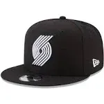 Portland Trail Blazers Black NBA New Era 9Fifty SnapBack