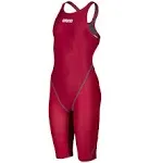 Arena Girls Powerskin St Next Kneeskin - Deep Red