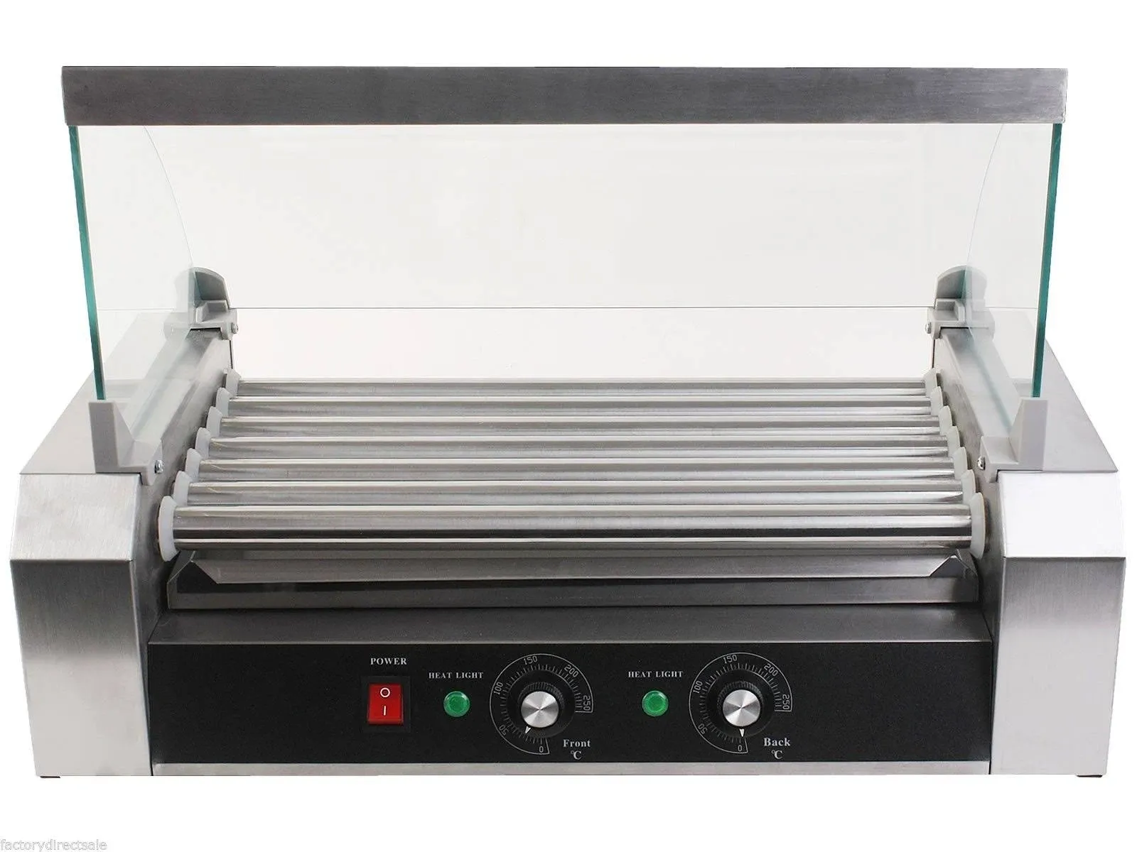 18 Hot Dog 7 Roller Grill Cooker Commercial Machine