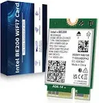 NICGIGA Intel BE200 WiFi 7 M.2 Network Card 802.11BE, Bluetooth 5.4