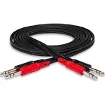 Hosa CPR-204 Dual 1/4&#034; TS to Dual RCA Stereo Interconnect Cable, 4 Meters