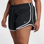 Nike 289129 Women Dry Tempo 3 Running Short Size 3X Black/Black/Wh<wbr/>ite/Wolf Grey