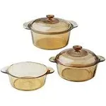 Visions® 5-piece Dutch Oven Cookware Set with 3.5-liter Stewpot