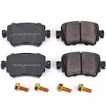 Power Stop 17-1543, Z17 Front Ceramic Brake Pads with Hardware