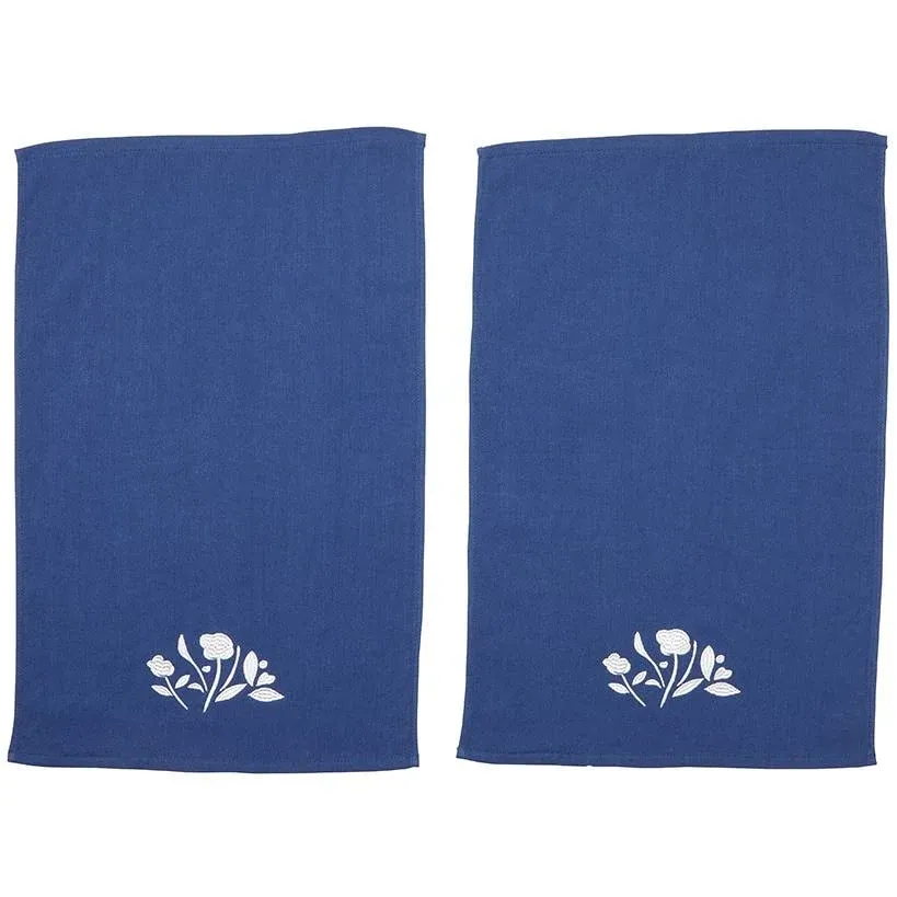 Lakeside Liberty Floral Bath Collection Set of 2 Hand Towels