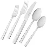 HENCKELS Flatware Set, 65-pc, Clear