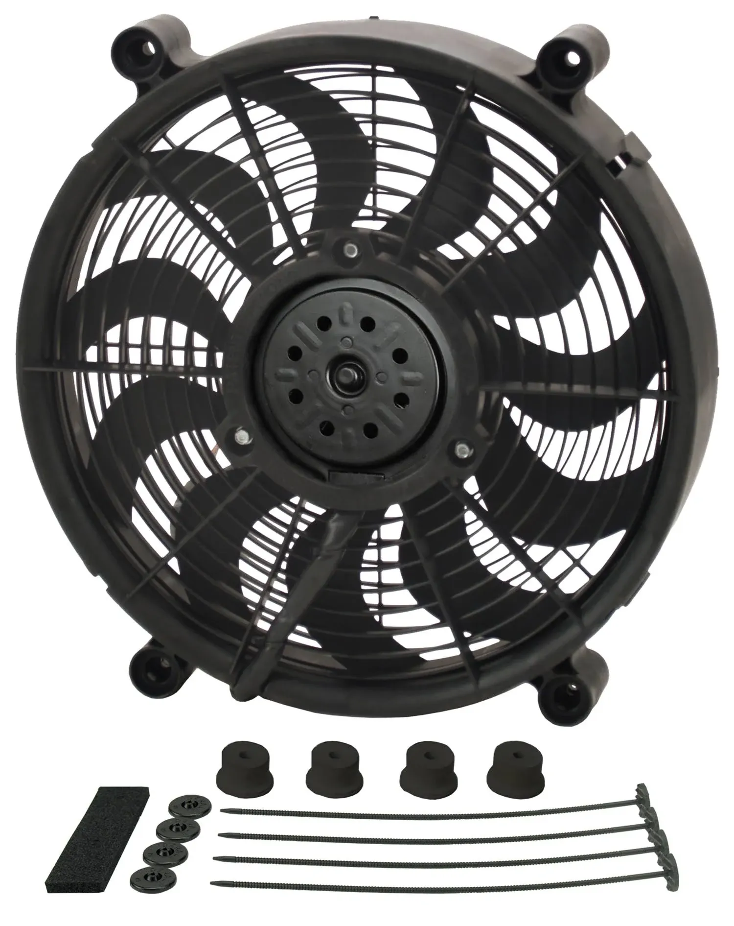 Derale Cooling Fan 18214 Electric; 11 Blade; Pusher Or Puller; Without Shroud; With Standard Hardware Kit