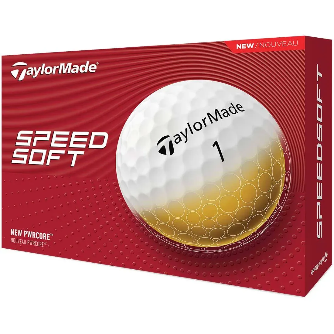 TaylorMade SpeedSoft Golf Balls - White