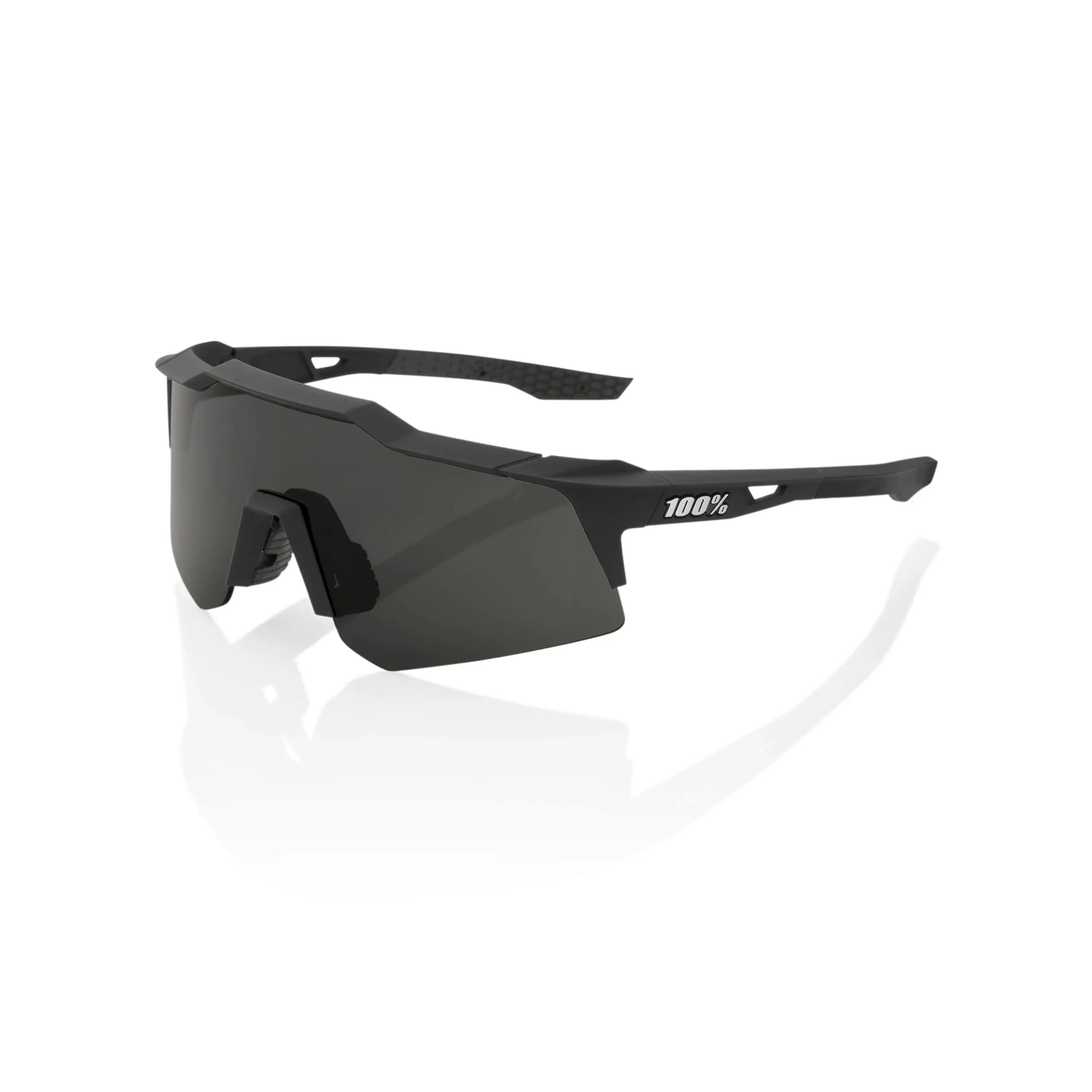 100% Percent Speedcraft XS Sunglasses - Soft Tact Black - Smoke