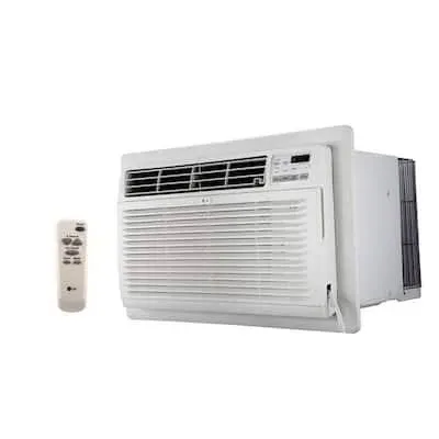 LG 10,000 BTU 230v Through-the-Wall Air Conditioner - Cooler - 2872.10 W Cooling Capacity - 440 Sq. ft. Coverage - Dehumidifier - Remote Control - Ene