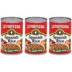 La Preferida Canned Spanish Rice - Quick & Easy, Robust Sauce of Tomatoes, Bell Pepper and Onion. Vegan, Natural Ingredients, No Preservatives, 15 oz