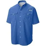 Columbia Men's Bahama II SS Shirt - Large - Vivid Blue