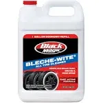 Black Magic 800002222 Bleche-Wite Tire Cleaner, 1 Gallon. - Fast-Acing Formula Dissolves Brake Dust, Grime and Road Film Off Tires