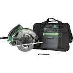 Metabo HPT 7-1/4-Inch Circular Saw Kit | 6,000 Rpm, 15-Amp Motor | Integrated Dust Blower | 24T Premium Framing/Ripping Blade | Single Handed Bevel Adjustment | C7SB3