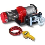 2000-lb. ATV/UTV Electric Winch with wirerope Kits, 12V Winch for Towing, Boat, Off-Road