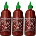 The Original Huy Fong Sriracha, 28 oz Rooster Sriracha Chili Sauce, Spicy Flavor Hot Sauce W/Chili Pepper, Low Carb Classic Cook Sriracha Chili