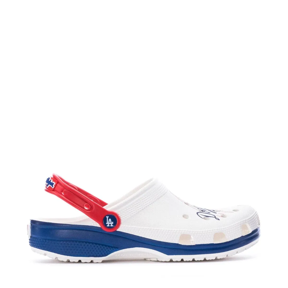 Crocs MLB La Dodgers Classic Clog, White, W7/M5