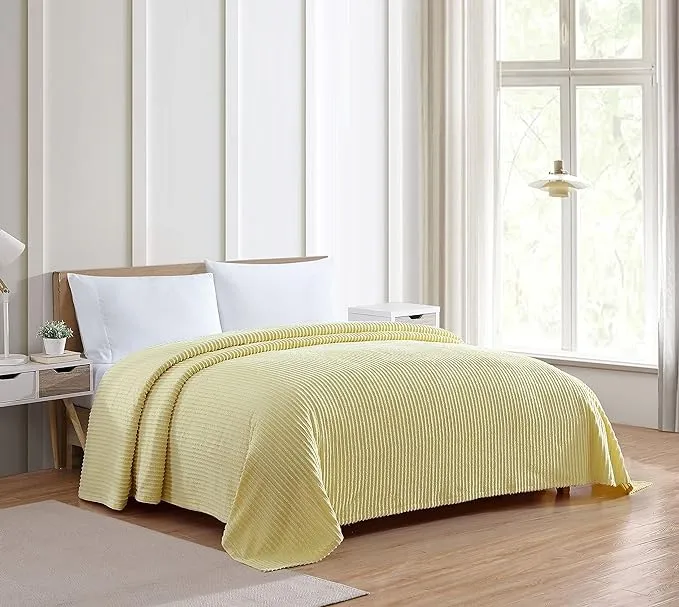 Beatrice Home Fashions Channel Chenille Bedspread