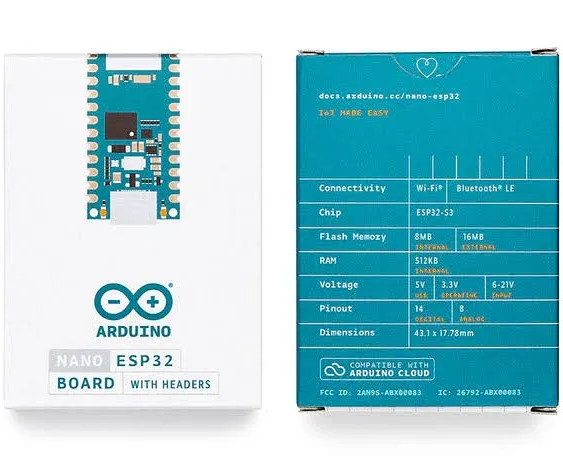 Arduino Nano ESP32 Ze Złączami ABX00083