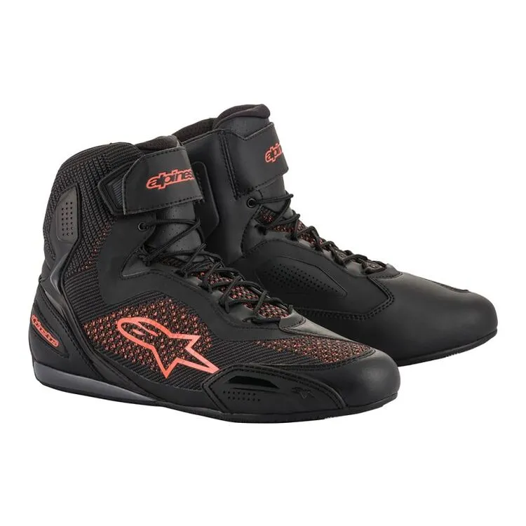 Alpinestars Faster-3 Rideknit Shoes - Black/Red - 10