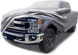 CarsCover Custom Fit Ford F350 F450 SD Crew Cab 8ft Long Bed Dually DRW Truck Car Cover Premium Heavy Duty All Weatherproof Ultrashield