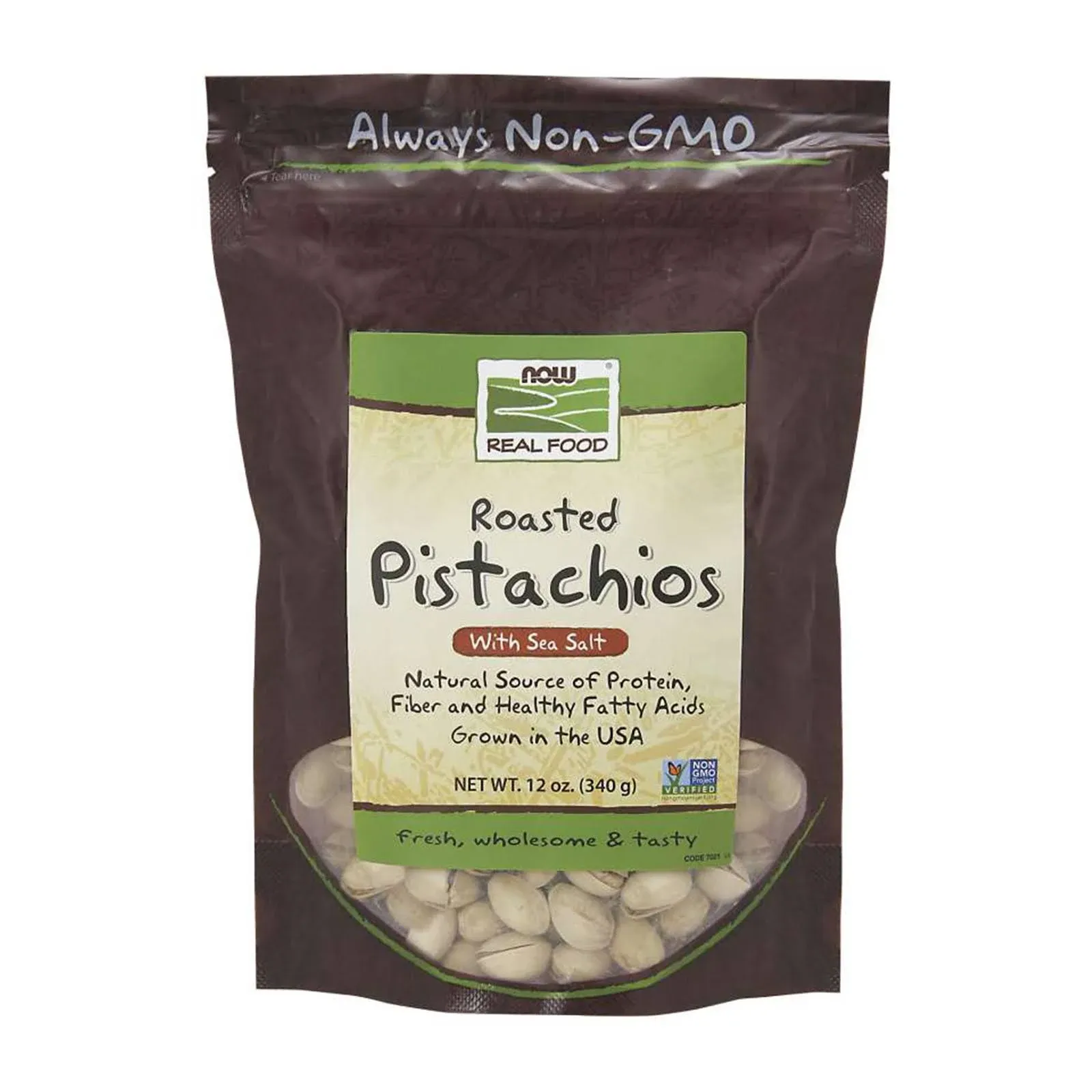 Now Foods Pistachios Roasted & Salted 12 oz