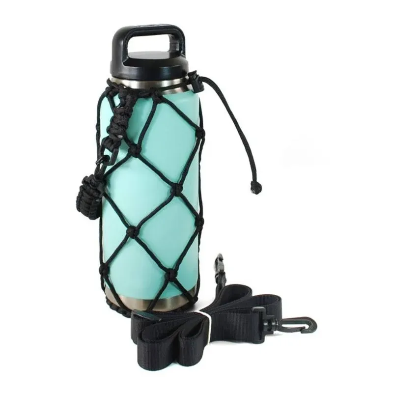 Handle for YETI Rambler Bottles - Paracord Handle and Sling - from America's No. 1 in Water Bottle Carriers and Accessories - Prevents Dropping and Dents