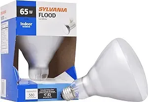 Sylvania Light Bulb, Reflector Flood, 65 W, 120 V, BR40