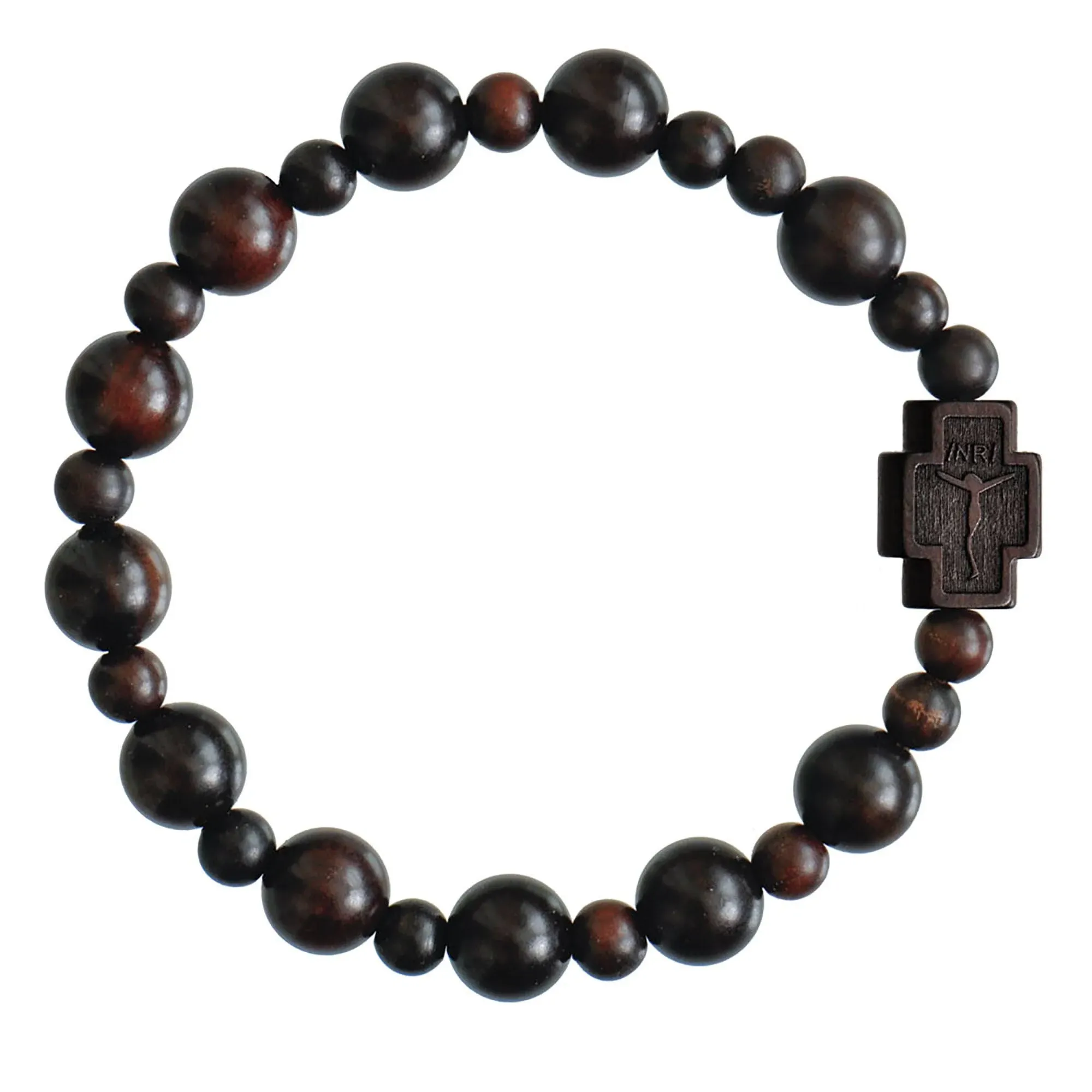 Jujube Wood Rosary Bracelet