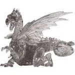 Bepuzzled Deluxe 3D Crystal Jigsaw Puzzle - Black Dragon DIY Assembly