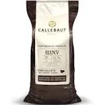 Callebaut 811 Dark Chocolate Callets 54.5% 22 lbs