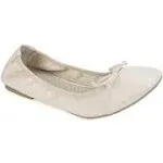 White Mountain Wide Width Sunnyside II Ballet Flat | Women's | Gold | Size 9.5 | Flats | Ballet