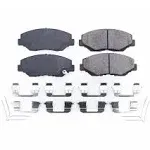 Disc Brake Pad Set-Front Z17 Low-Dust Ceramic Brake Pads with Hardware 17-914