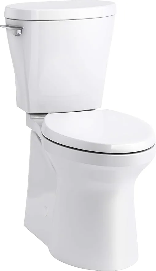 Betello Comfort Height Elongated 1.28 GPF Two-Piece Toilet in White | K-20198-0