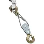 NEIKO 02256A Come Along Winch, 5-Ton (10,000 Lbs) Pulling Capacity, 10Ft, 3 Hook