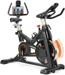 Exercise Bike, WENOKER Magnetic Resistance/Bra<wbr/>ke Pad Stationary Bike for Home...